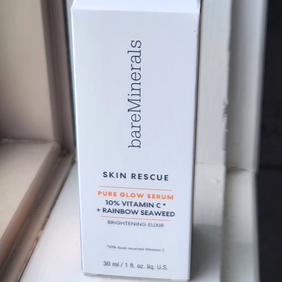 NIB BARE MINERALS SKIN RESCUE PURE GLOW SERUM - Picture 10 of 15